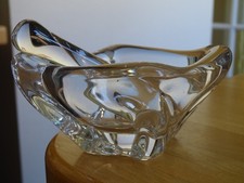 DAUM VIDE POCHE OU CENDRIER CRISTAL TYPE MORTIER PILON