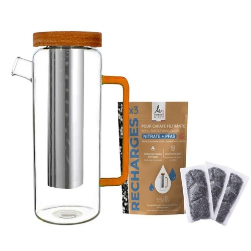 Carafe filtrante verre - en,