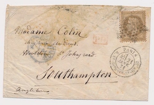 Lettre france ballon monte - france,