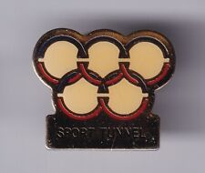 RARE PINS PIN'S .. OLYMPIQUE OLYMPIC ALBERTVILLE 1992 ANNEAUX SPORT TUNNEL ~25