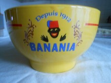 Grand bol en céramique publicitaire  BANANIA