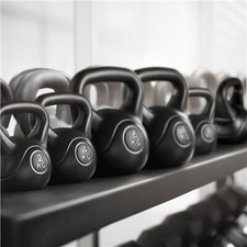 4 Pieces Kettlebell 2/4/6/8 kg pour l'entraînement à Domicile ou Gym Sports Noir