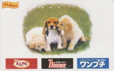 Rare TC JAPON - NESTLE FRISKIES - ANIMAL CHIEN Beagle & Labrador - DOG JAPAN pc