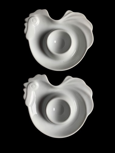 Lot coquetiers porcelaine - 2,