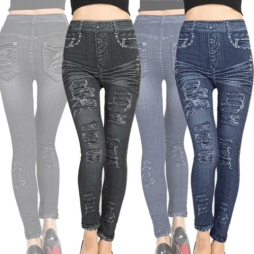 Femme legging denim motif - femme,