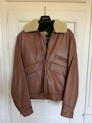 Blouson cuir homme - cuir,