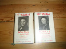 LA PLEIADE STENDHAL ROMANS ET NOUVELLES TOME 1 ET 2  1956