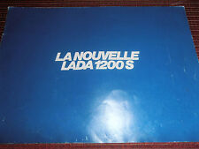 Catalogue dépliant la nouvelle Lada 1200 S