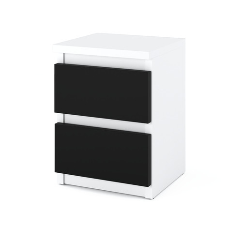 Table chevet noire et - de,