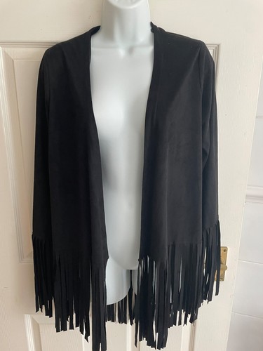 Zara veste frangée manches - À,