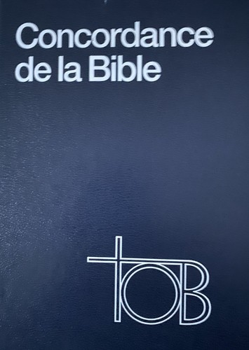 Concordance bible tob - concordance,