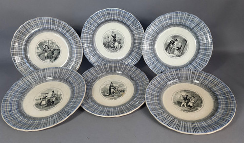 Assiettes vieillard johnston - 6,