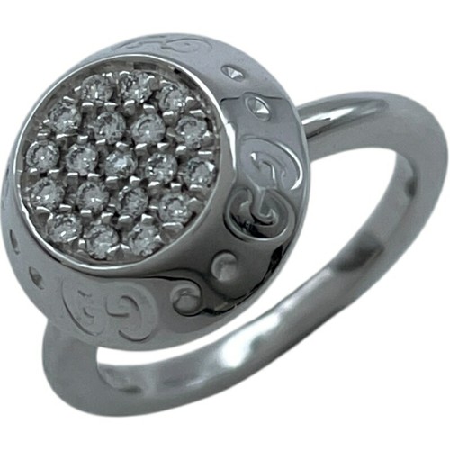 Bague gucci logo - gg, blanc