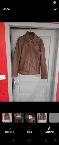 Chevignon veste moto cuir