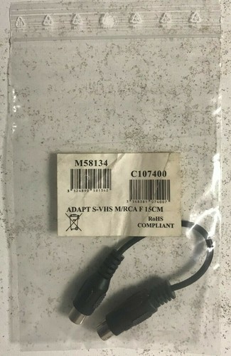 Adaptateur vhs rca f 15cm - s-vhs,