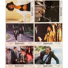 BODYGUARD Lobby Cards x6 - 9x12 in. - 1992 - Mick Jackson, Kevin Costner, Whitne