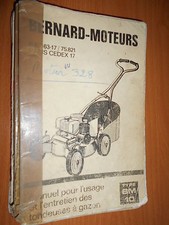 BERNARD tondeuse BM10 : Notice