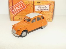 CITROEN 2CV N°124 2 CV 6 Club Orange Mandarine NOREV 1:43 boite carton