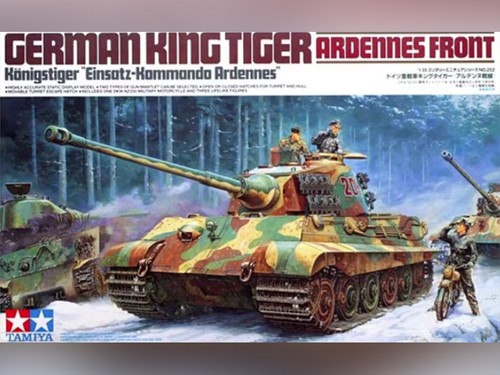 Tamiya king tiger ardennes - ardennes,