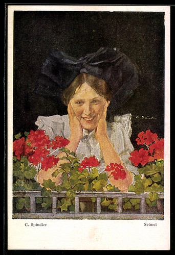 Carte postale artiste - carte, d'artiste