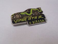 Pin's Art et voiture / Chrysler Viper GTS R - peintre Hervé Di Rosa (Lito Paris)