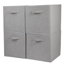 Lot de 4 cubes de rangement