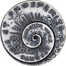 France, Médaille, Voeux