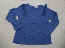 T-shirt manches longues bleu