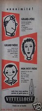 PUBLICITÉ 1958 VITTELLOISE