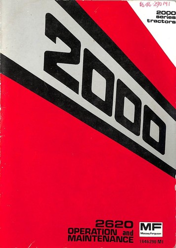Massey ferguson 2620 manuel - 2620,