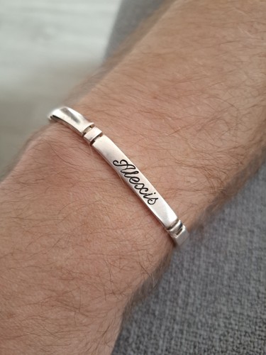 Gourmette homme argent massif - gourmette,