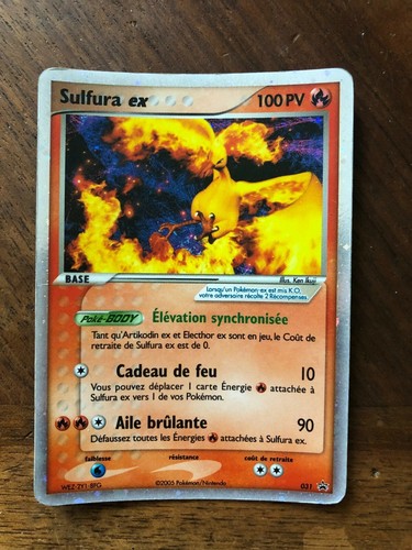 Carte pokémon sulfura - carte,