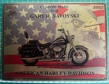 Plaque Vintage Harley Davidson
