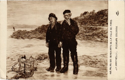 Cpa pecheurs ecosse j - cpa,