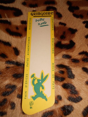 Marque page gringoire pain - -,