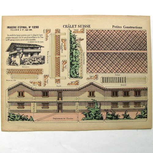 Découpage imagerie epinal - découpage,