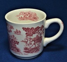 Mug À Café Et À Thé Rose RIDGWAY Staffordshire Angleterre COACHING DAYS