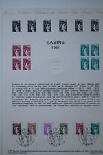 France 1981 - 33 documents philatéliques 1er jour - Sabine, Europa, PA