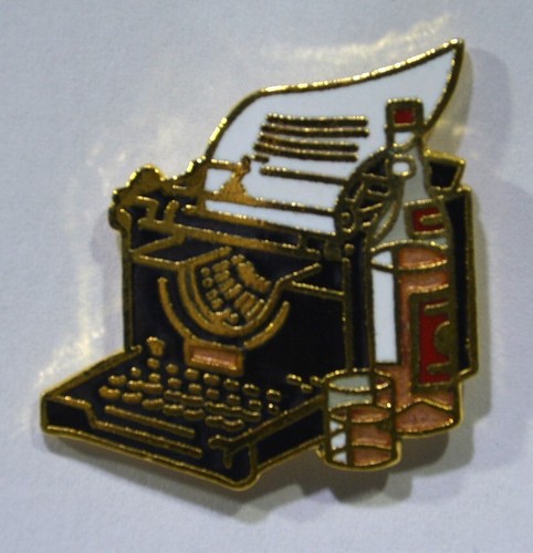 Pin ecrivain machine à - pin's,