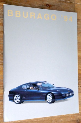 Burago bburago catalogue 1994 - catalogue,