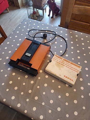 Gaufrier gaufre tefal - , vintage