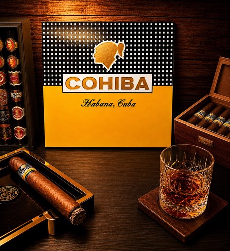 Cohiba cigars man cave - man,