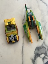 LOT 2 VAISSEAUX LEGO STAR WARS BOUNTY HUNTER PURSUIT N° 7133 RARE INCOMPLET