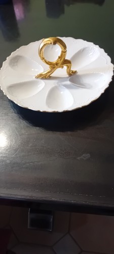 Assiette huîtres plat a - huîtres.,