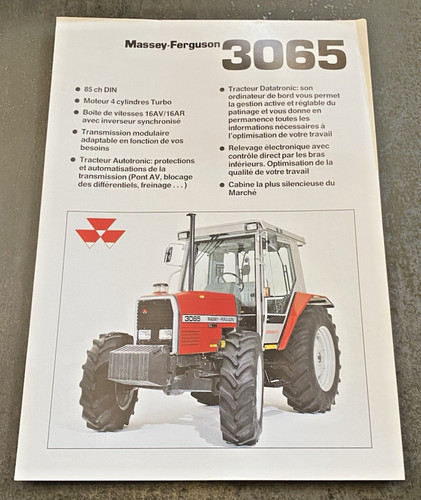Notice publicitaire tracteur - notice,