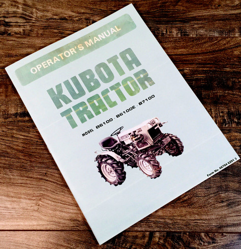 Kubota b6100 b6100e b7100 - b6100,