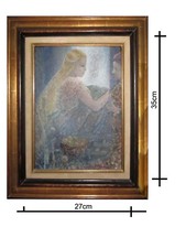 TABLEAU PEINTURE  signé JAN