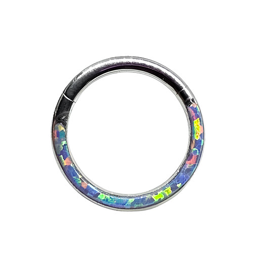 Bague nez septum opale - de,