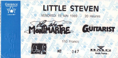 Ticket billet place - billet, concert