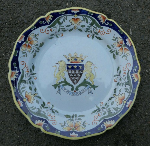 Ancienne assiette faience - assiette,